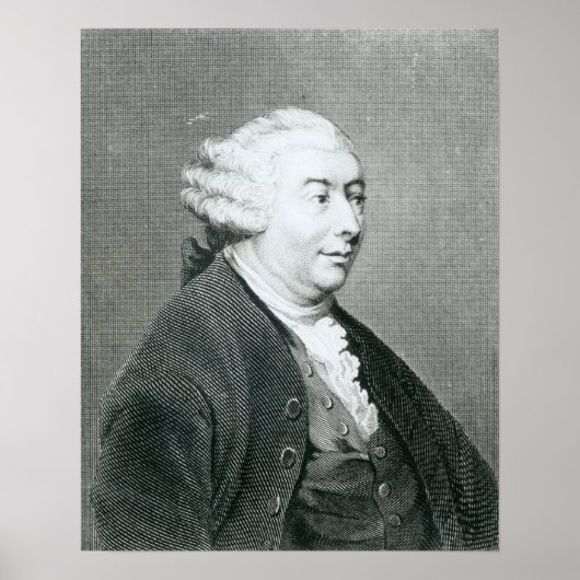 Portret van David Hume Poster (Voorkant)
