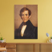Portret van David Livingstone Canvas Afdruk (Insitu (Woonkamer))