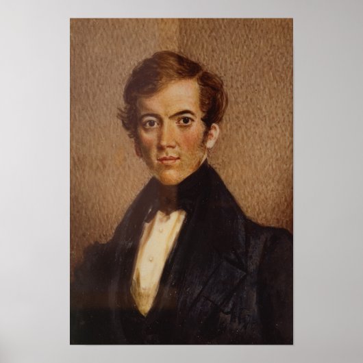 Portret van David Livingstone Poster (Voorkant)