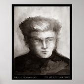 Portret van David Lynch Poster (Voorkant)