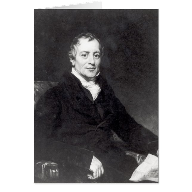Portret van David Ricardo (Voorkant)
