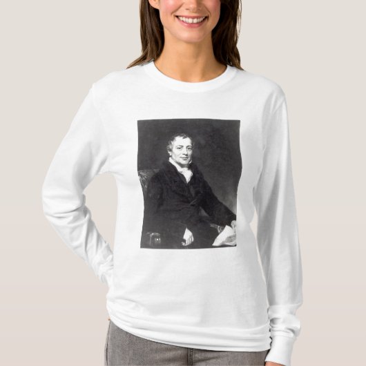 Portret van David Ricardo T-shirt (Voorkant)