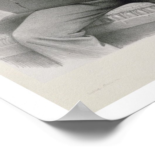 Portret van David Roberts (1796-1864) frontispiece Poster (Hoek)