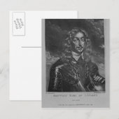 Portret van de 2e graaf van Lindsay Briefkaart (Voorkant / Achterkant)