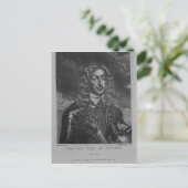 Portret van de 2e graaf van Lindsay Briefkaart (Staand voorkant)