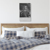 Portret van de 2e graaf van Lindsay Canvas Afdruk (Insitu (Slaapkamer))
