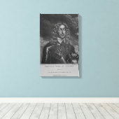 Portret van de 2e graaf van Lindsay Canvas Afdruk (Insitu (Houten vloer))
