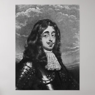 Portret van de 8e graaf van Derby Poster