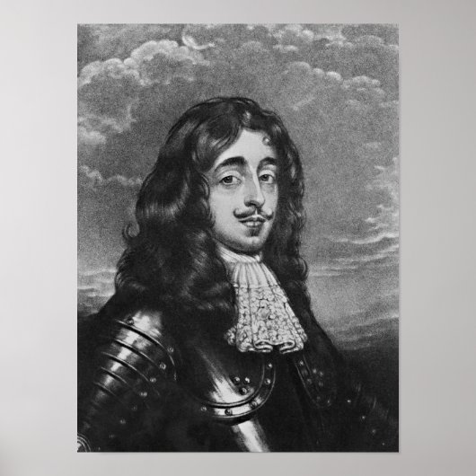 Portret van de 8e graaf van Derby Poster (Voorkant)