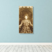 Portret van de actrice Vera Komissarzhevskaya Canvas Afdruk (Insitu (Houten vloer))