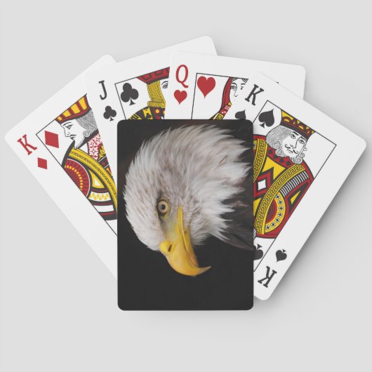 Portret van de adelaar pokerkaarten (Achterkant)