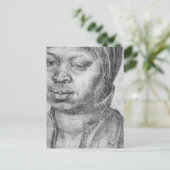 Portret van de Afrikaanse vrouw Catherine Briefkaart (Staand voorkant)