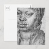 Portret van de Afrikaanse vrouw Catherine Briefkaart (Voorkant / Achterkant)