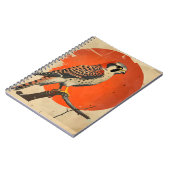  portret van de Amerikaanse torenvalk Notitieboek (Linkerzijde)