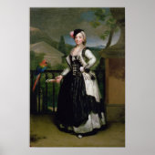 Portret van de Arce Isabel Parrena Poster (Voorkant)