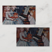 Portret van de aughters van de slingerslangen visitekaartje (Voorkant / Achterkant)