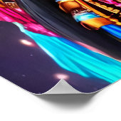 Portret van de Aztec Goddess Metztli | AI Art. Poster (Hoek)