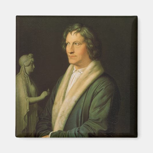 Portret van de beeldhouwer Bertel Thorvaldsen Magneet (Voorkant)