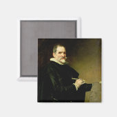 Portret van de beeldhouwer Juan Martinez Magneet (Voorkant / Achterkant)