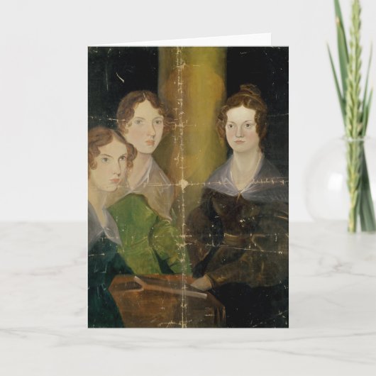 Portret van de Bronte Sisters, c.1834 Kaart (Voorkant)