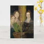 Portret van de Bronte Sisters, c.1834 Kaart (Gele Bloem)