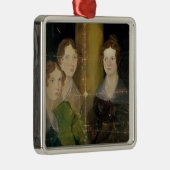 Portret van de Bronte Sisters, c.1834 Metalen Ornament (Rechts)