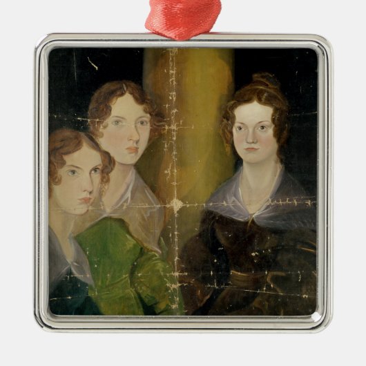 Portret van de Bronte Sisters, c.1834 Metalen Ornament (Voorkant)