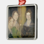 Portret van de Bronte Sisters, c.1834 Metalen Ornament (Links)