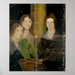 Portret van de Bronte Sisters, c.1834 Poster