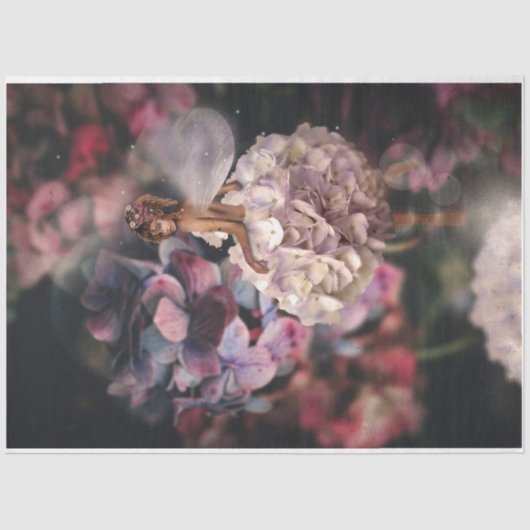 portret van de bruine sprot hydrangea tissuepapier (Voorkant)