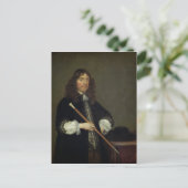 Portret van de burgemeester briefkaart (Staand voorkant)