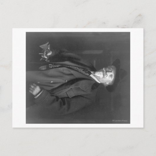 Portret van de Cody-foto "Buffalo Bill" Briefkaart (Voorkant)