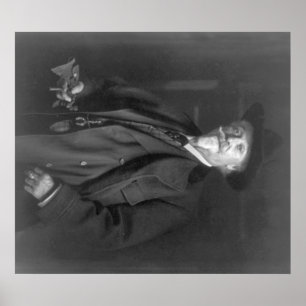 Portret van de Cody-foto "Buffalo Bill" Poster