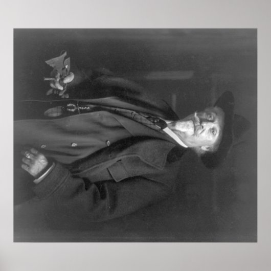 Portret van de Cody-foto "Buffalo Bill" Poster (Voorkant)