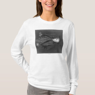 Portret van de Cody-foto "Buffalo Bill" T-shirt