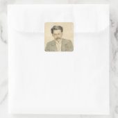 Portret van de componist Anton Arensky Vierkante Sticker (Tas)