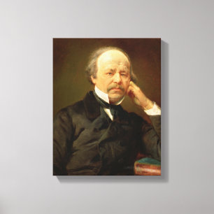 Portret van de componist canvas afdruk