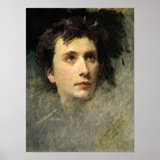 Portret van de componist Pyotr Ilyich Poster (Voorkant)