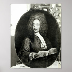 Portret van de Composer Tomaso Giovanni Poster