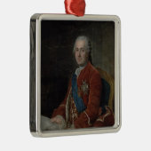 Portret van de Dauphin Louis de France Metalen Ornament (Rechts)