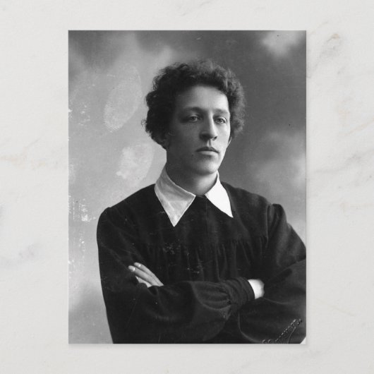 Portret van de dichter Alexander Blok Briefkaart (Voorkant)