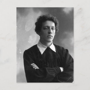 Portret van de dichter Alexander Blok Briefkaart