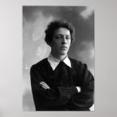 Portret van de dichter Alexander Blok Poster (Voorkant)