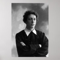 Portret van de dichter Alexander Blok