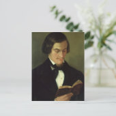 Portret van de dichter Heinrich Heine 1842 Briefkaart (Staand voorkant)