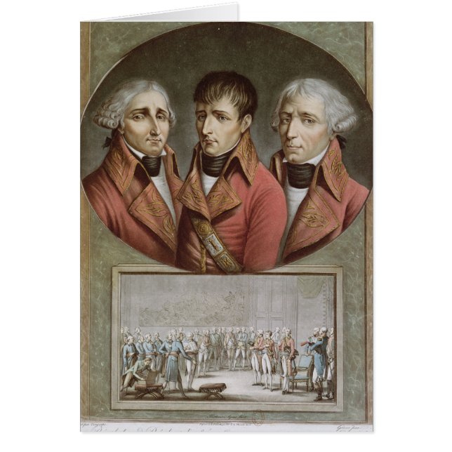 Portret van de drie consuls van de Republiek (Voorkant)