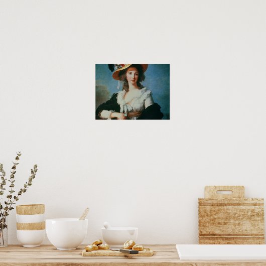 Portret van de Duchess van Polignac Poster (Keuken)