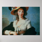 Portret van de Duchess van Polignac Poster (Voorkant)