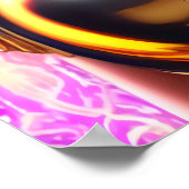 Portret van de Egyptische godin Isis | AI Art. Poster (Hoek)