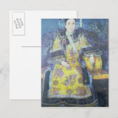 Portret van de Empress Dowager Cixi Briefkaart (Voorkant / Achterkant)